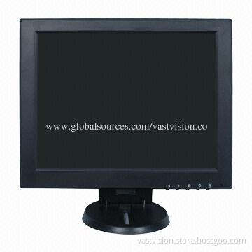 12-inch POS LCD Panel with 800 x 600 Pixels, VGA/AV/BNC Input Available